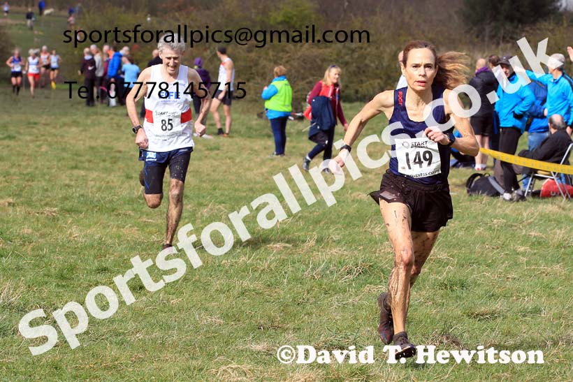 Womens and Mens 65+ in the 2023 BMAF Cross Country Champs., Wallsend. Photo: David T. Hewitson/Sports for All Pics
